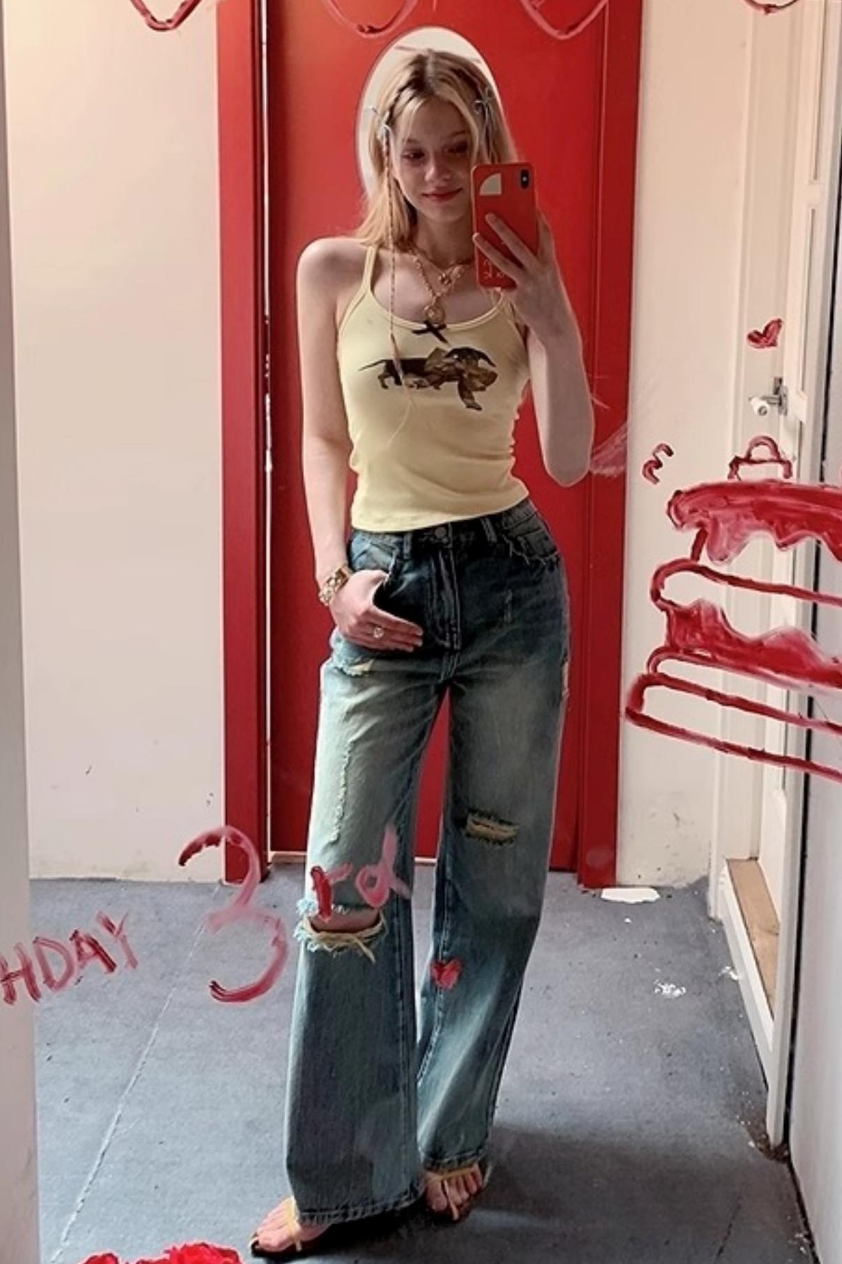 Twisted Retro Jeans
