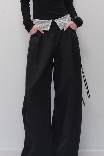 Dream Lace Wide-Leg Pants