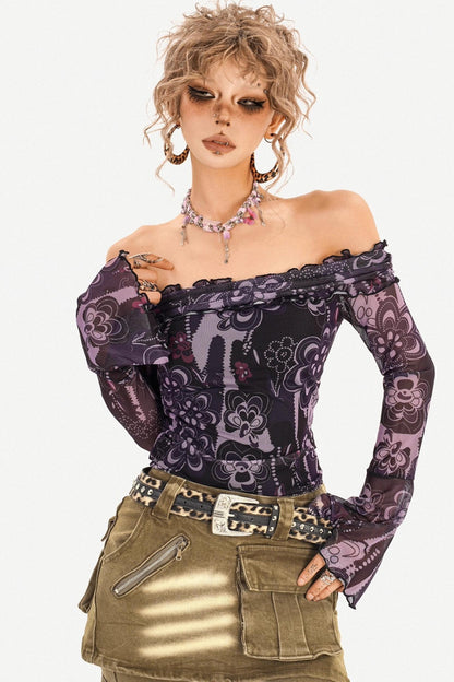 Retro Washed Flared Pants