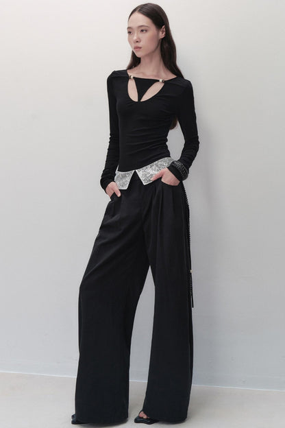 Sheer Silhouette Top