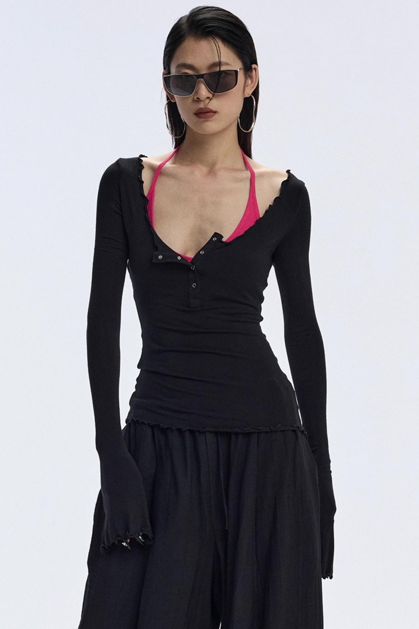 Fungus Edge Long-Sleeved Top