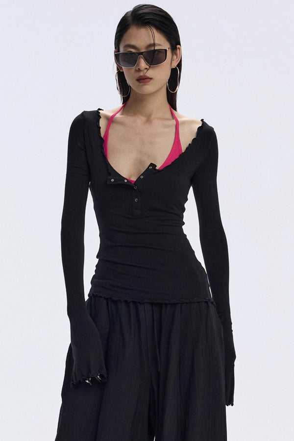 Fungus Edge Long-Sleeved Top