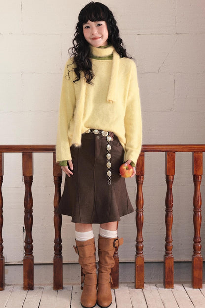 Pure Wool Dessert Roll Sweater