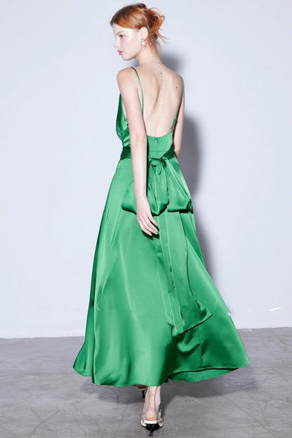 Green Vintage Resort Dress
