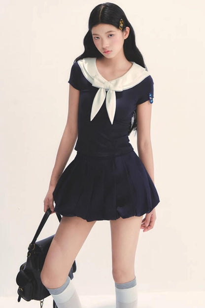 Sunset Pleated Skirt