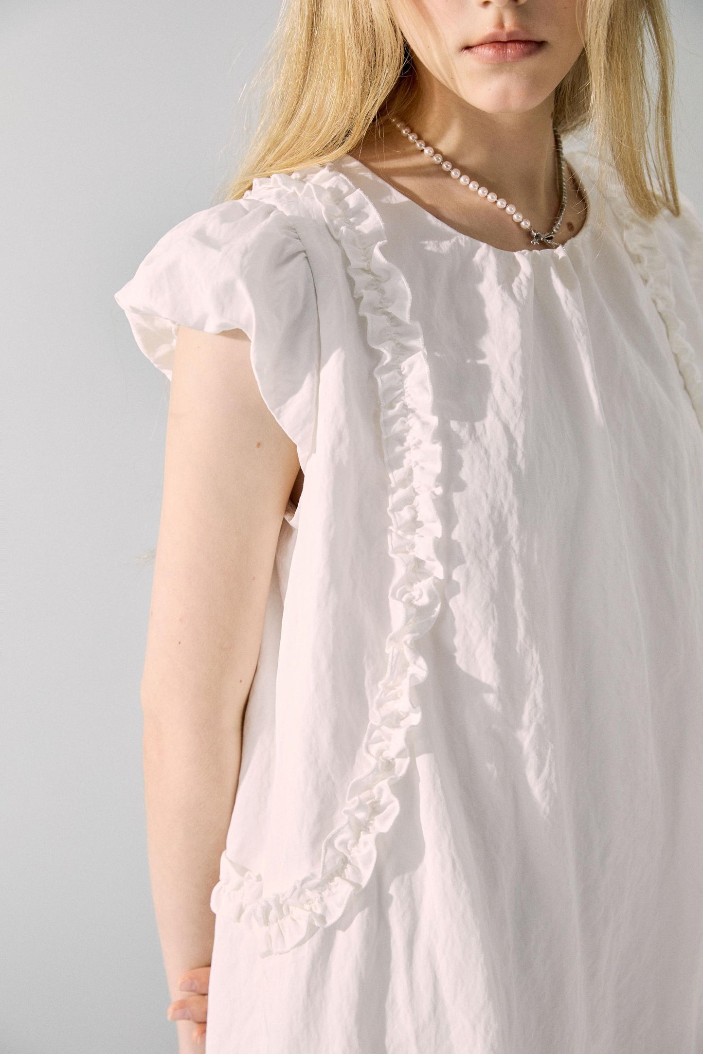 Cloud Blossom Sleeve Dress