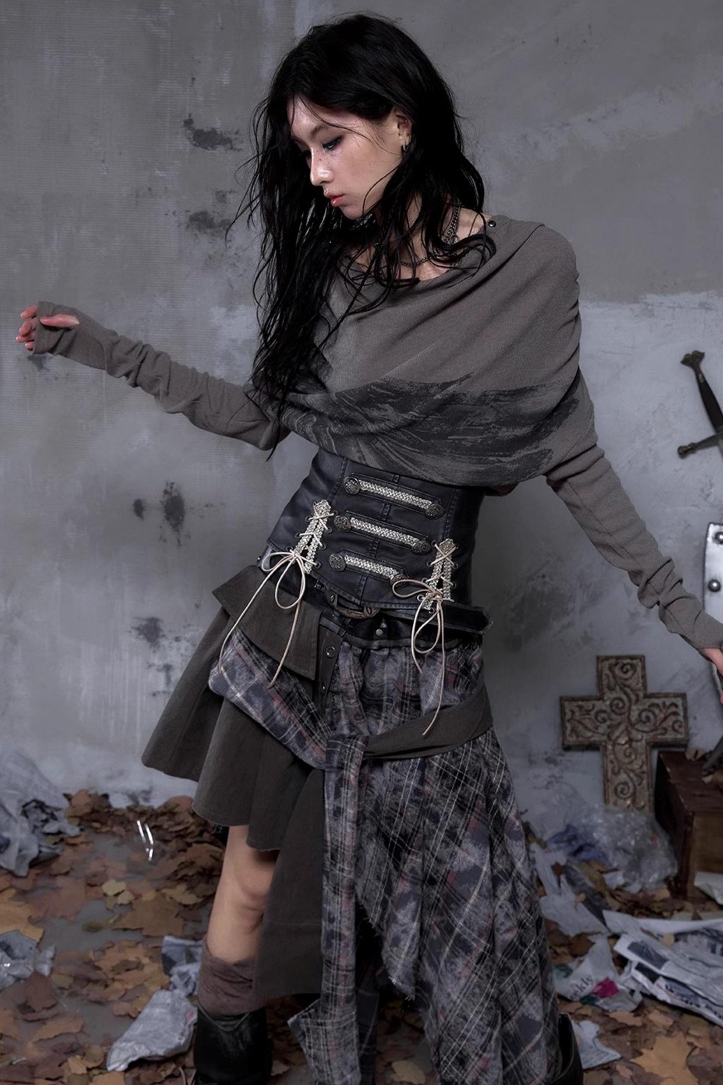 Vintage Knight Leather Waist Seal