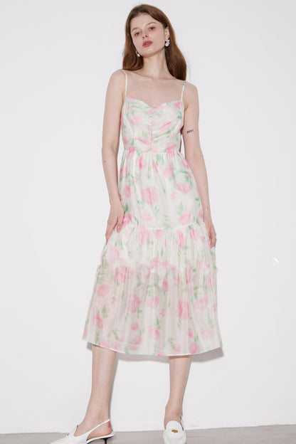 Luxe Copper Halter Dress