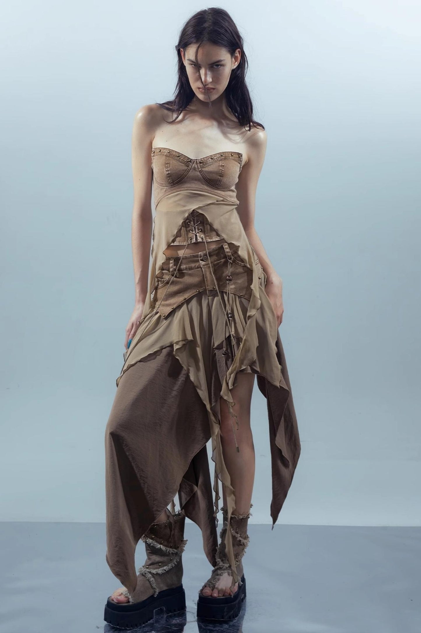 Eclectic Asymmetrical Skirt