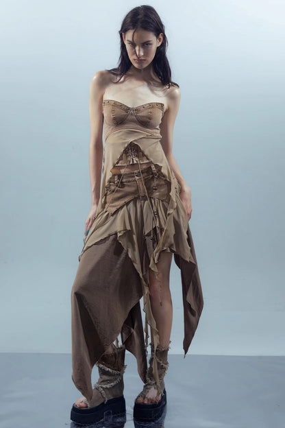 Eclectic Asymmetrical Skirt