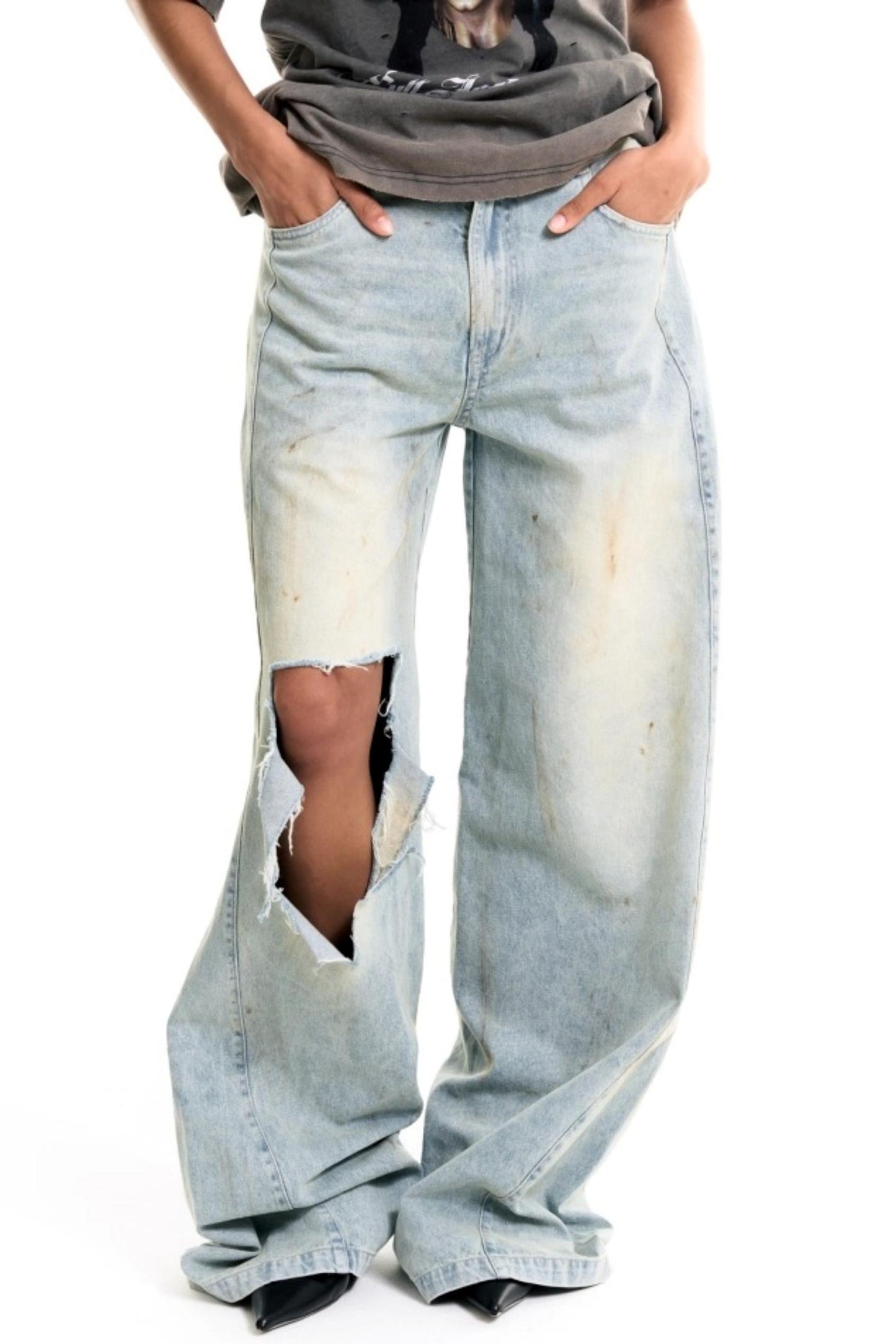 Denim Light Blue Trousers