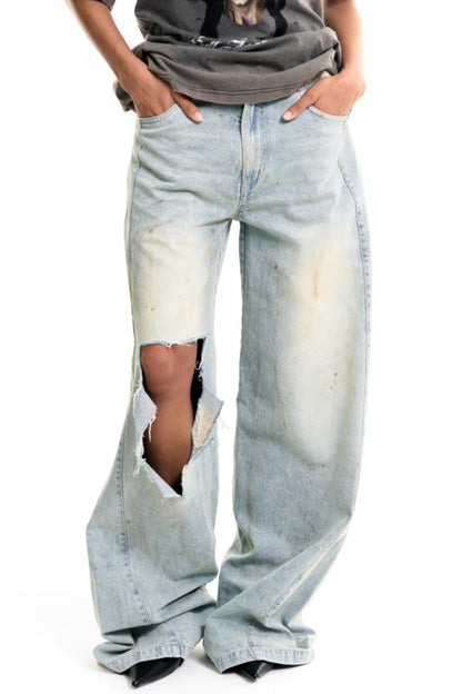 Denim Light Blue Trousers