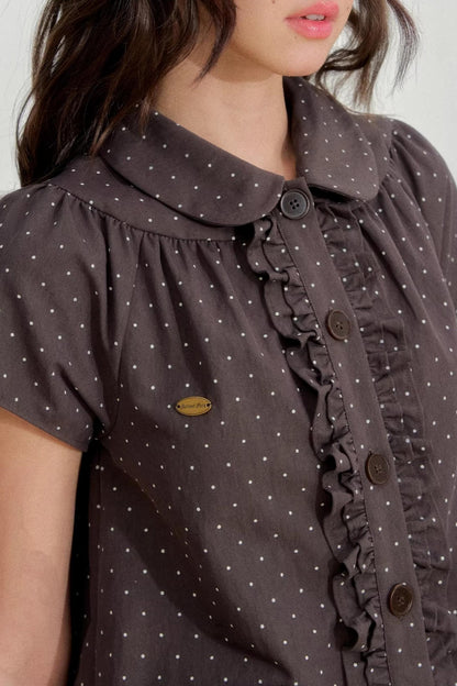 Orderly Wave Floral Skirt Set-Up