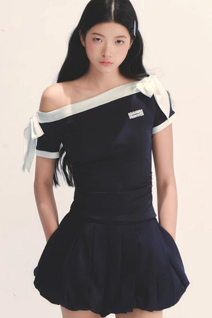 Slim Fit Short Sleeve Top