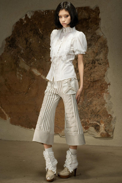 Dark Punk Cropped Pants