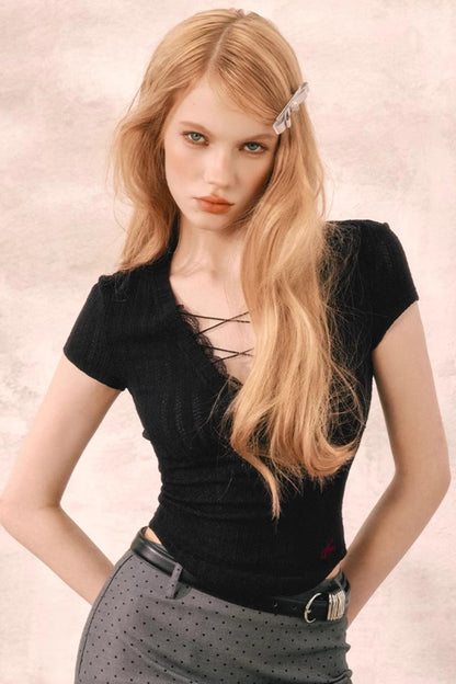 Sleek V-Neck T-Shirt