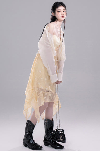 Sunshine Floral Knit Dress