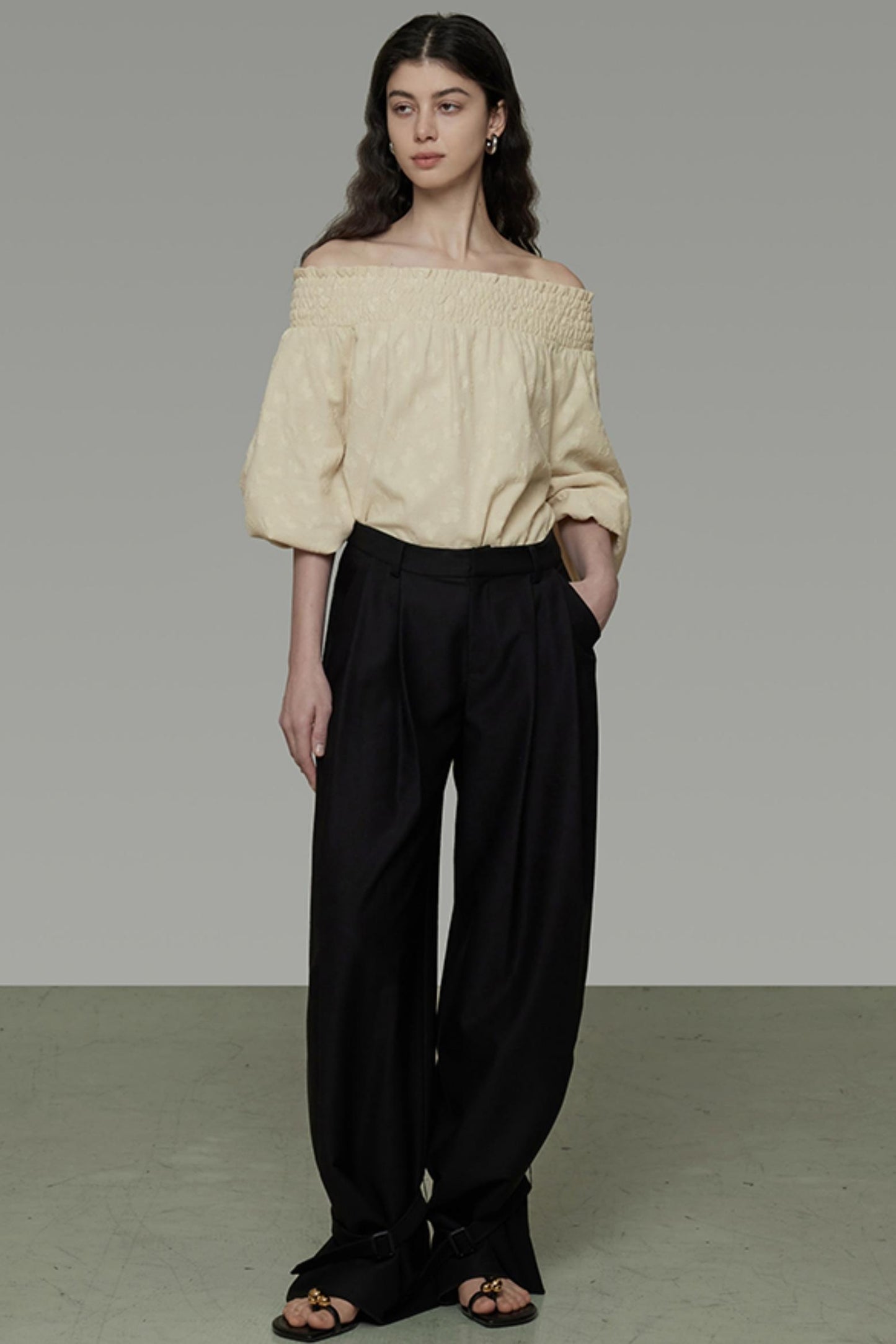 Effortless Chic One-Shoulder Blouse