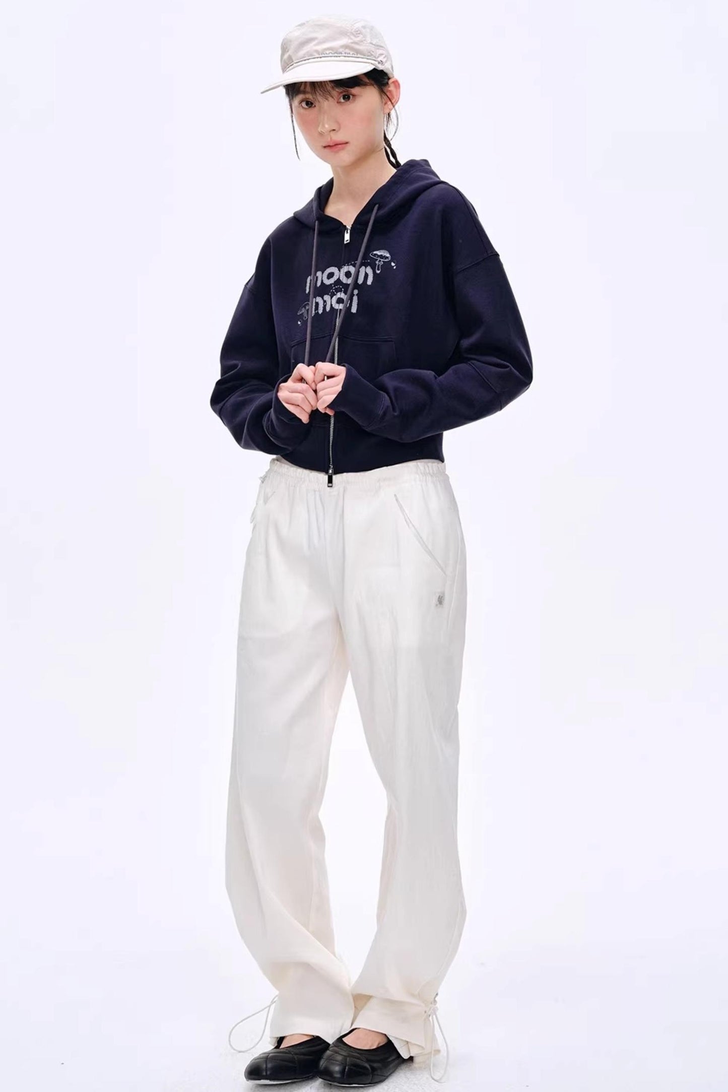 Lyocell Color-Block Pants