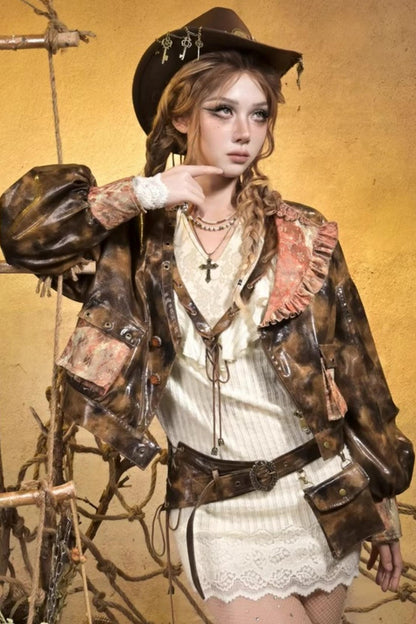 Melard Lace Steampunk Jacket Set-Up