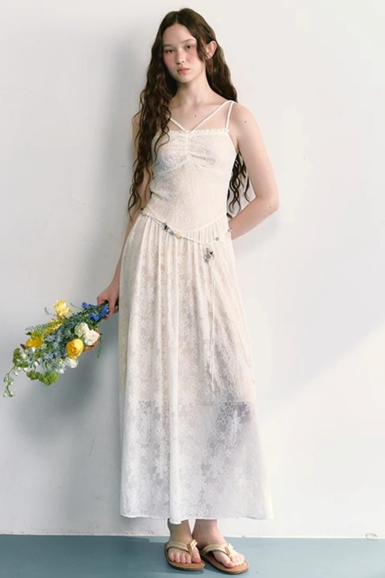 Lace Jacquard Dress Set-Up