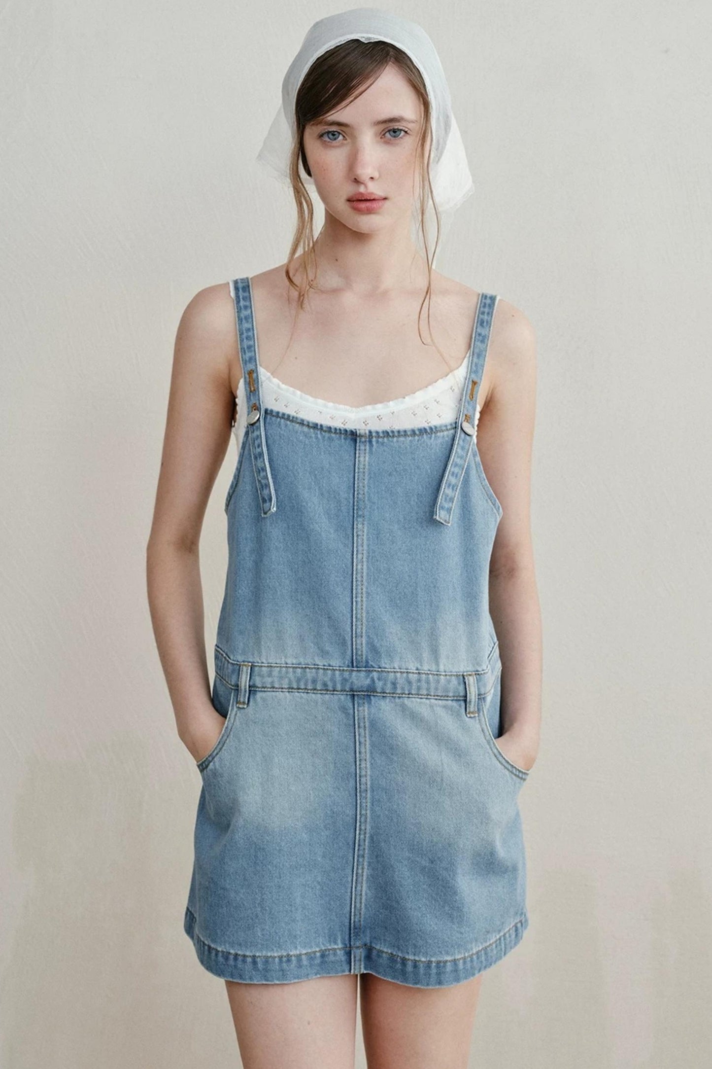 Sea Salt Retro Denim Dress