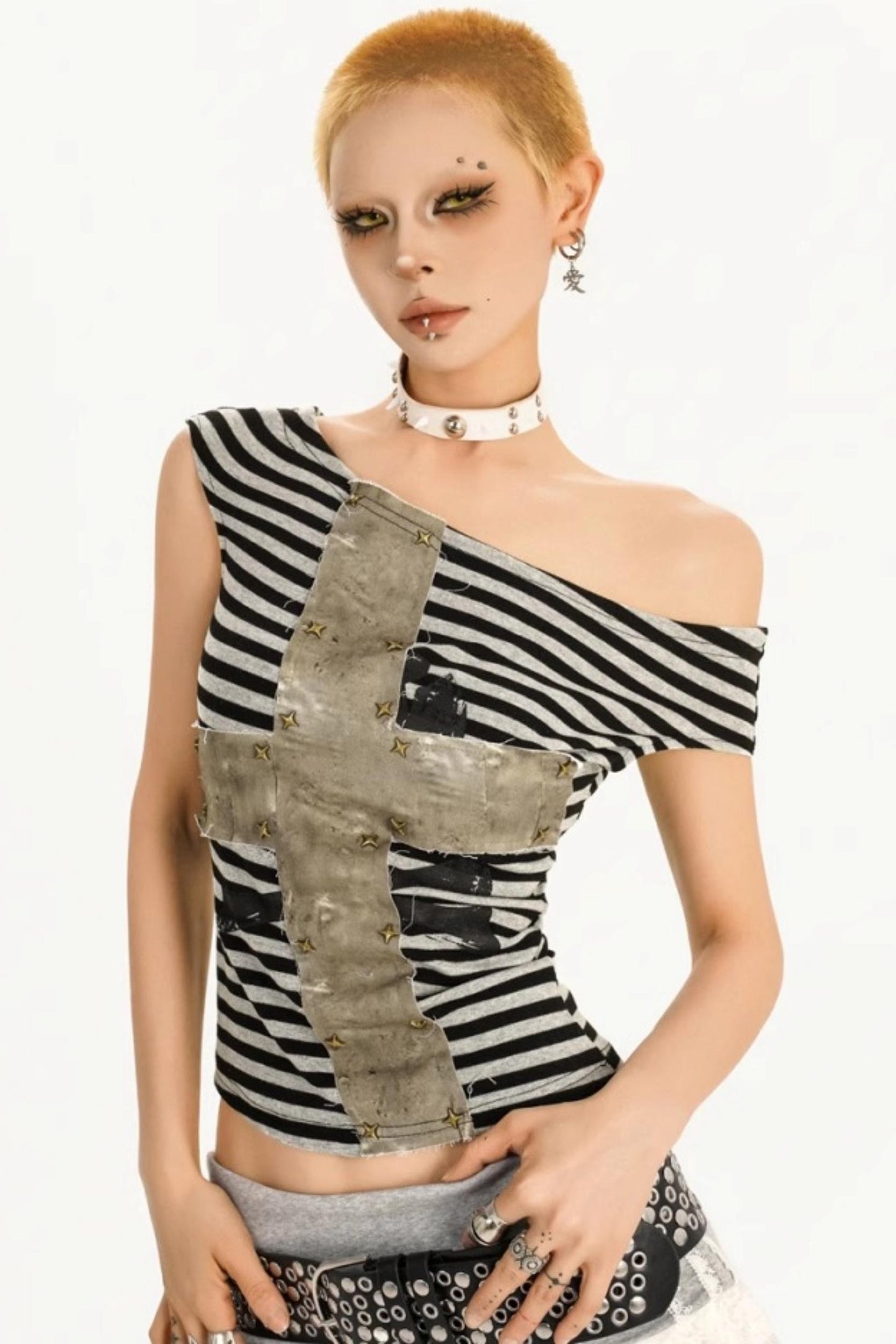 Original Stitched Striped T-Shirt