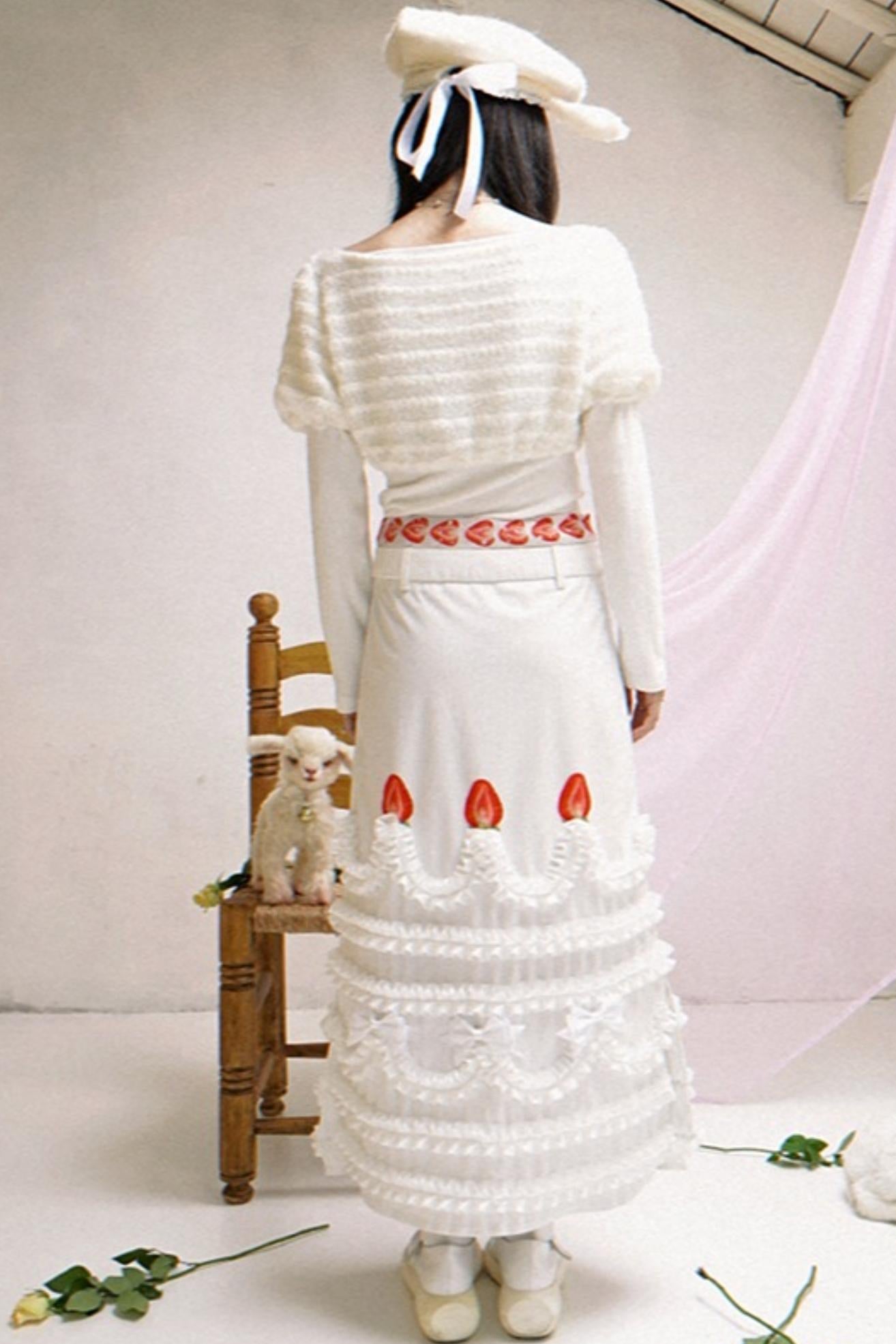 Happy Strawberry Cake Skirt