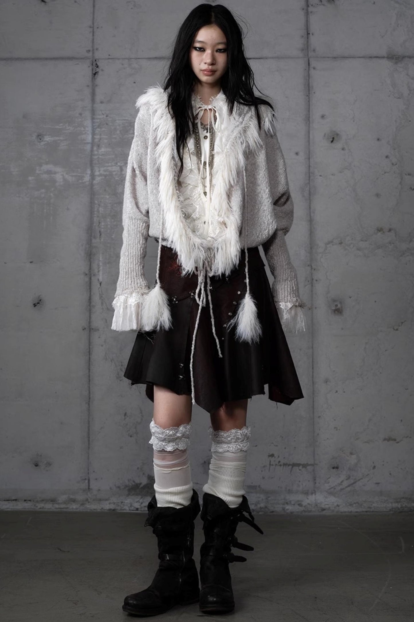 Lazy Vintage Hooded Sweater Coat