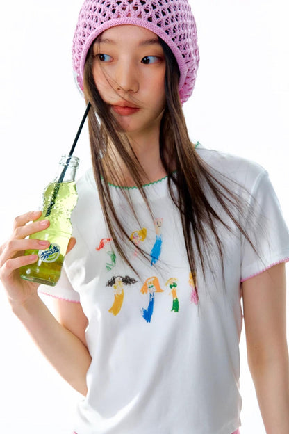 Mermaid Hand-Painted Tee