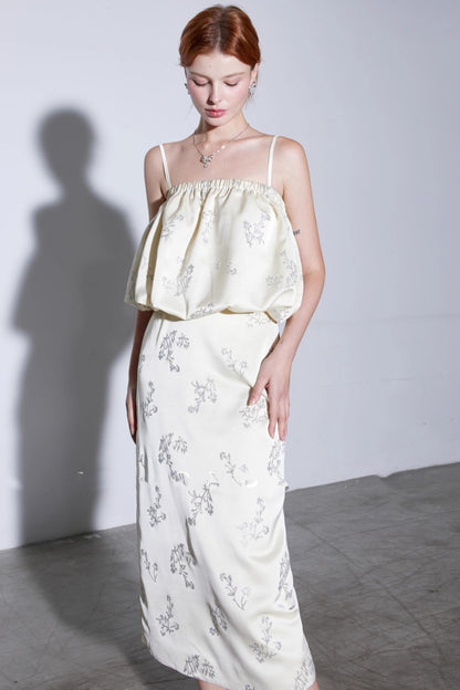 Silver Branches Luxury Suit Set-Up