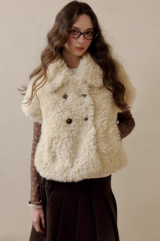 Retro Eco-Friendly Fur Jacket