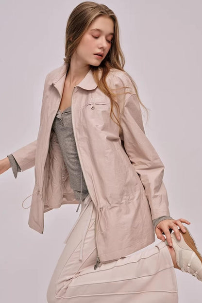 High-Waisted Drawstring Flared Pants