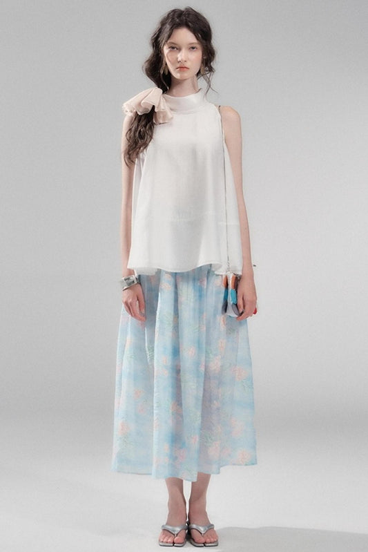 Dandelion Draped Vest Top