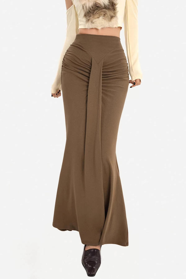 High-End Fishtail Pleated Skirt