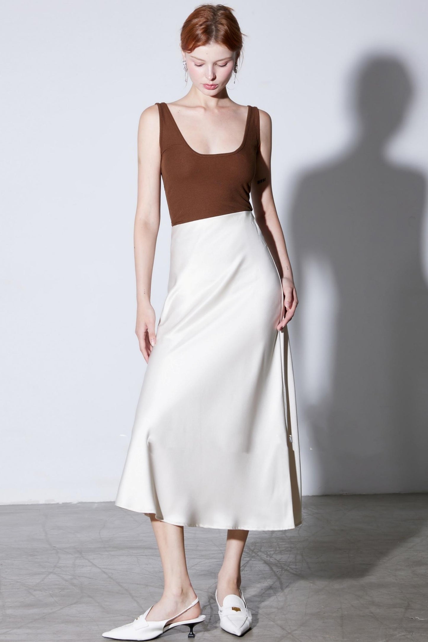 Front and Back High Crater Strip Knit Vest