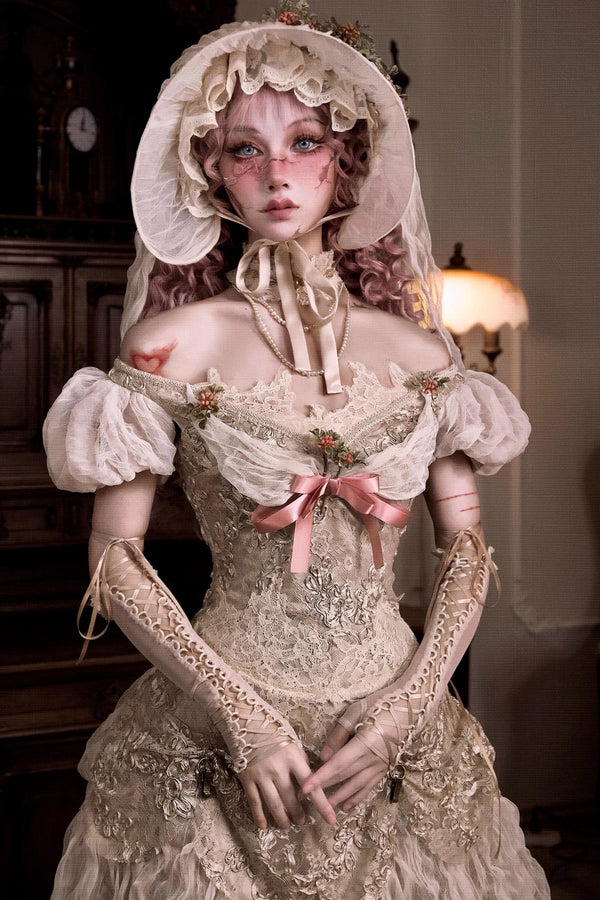 Eros Poetry Vintage One-Shoulder Mesh Top