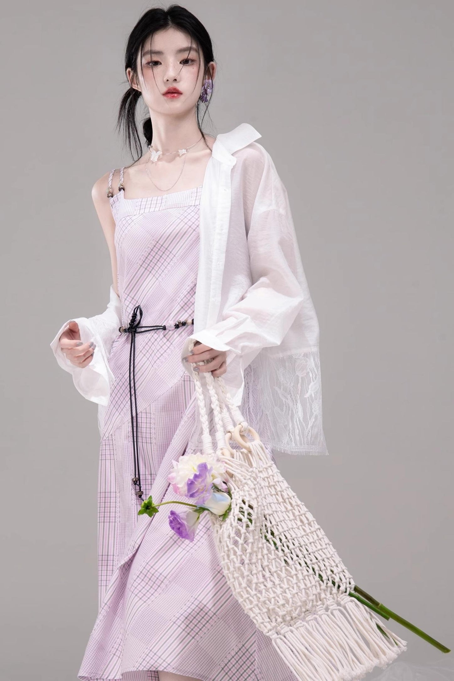 Artistic Halter Dress