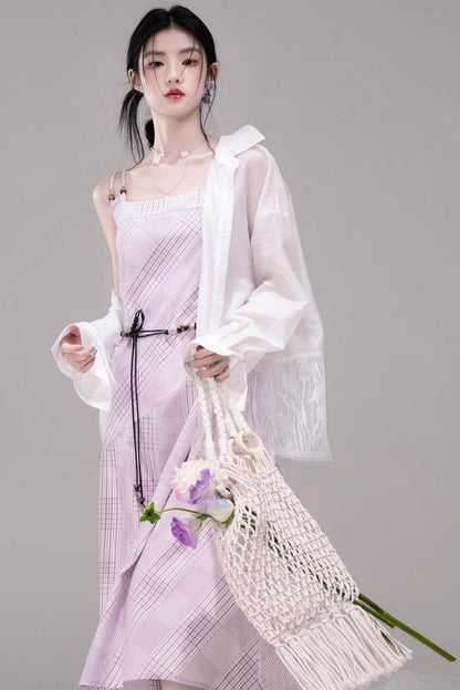 Artistic Halter Dress