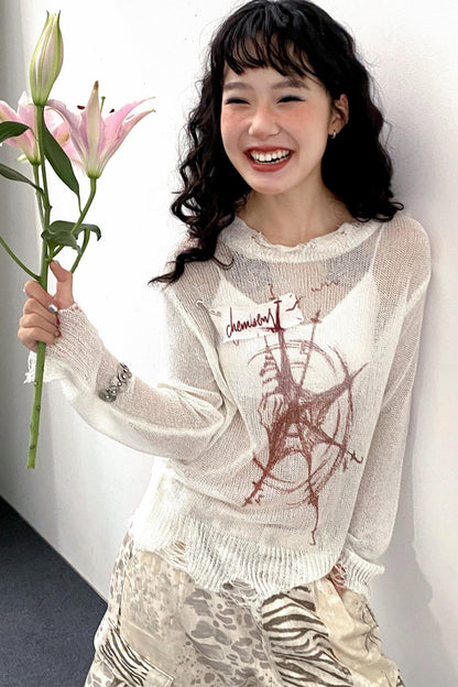 Dual-Tone Strapless Blouse