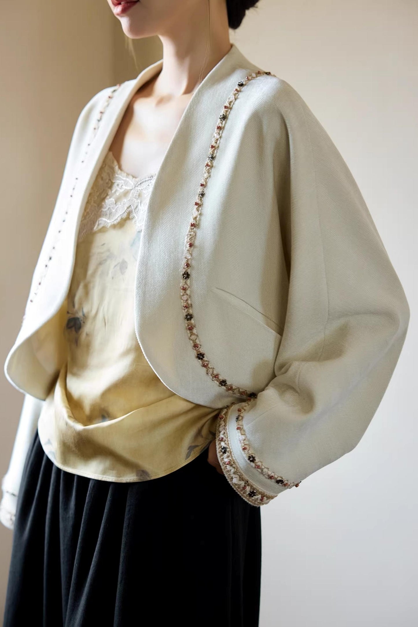 Chinese Cocoon Cardigan Jacket