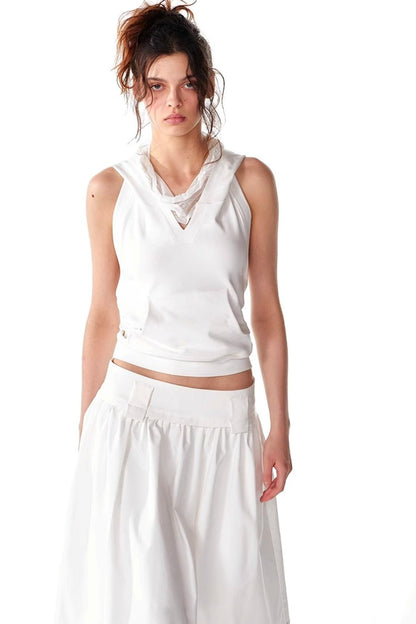 Fashionable Backless Tank Top