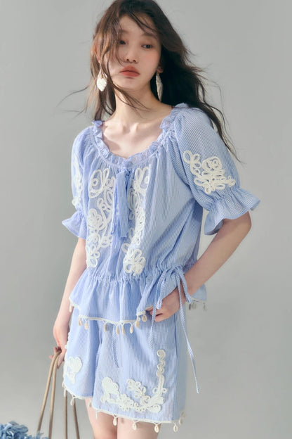 Bloom Embroidered Set-Up