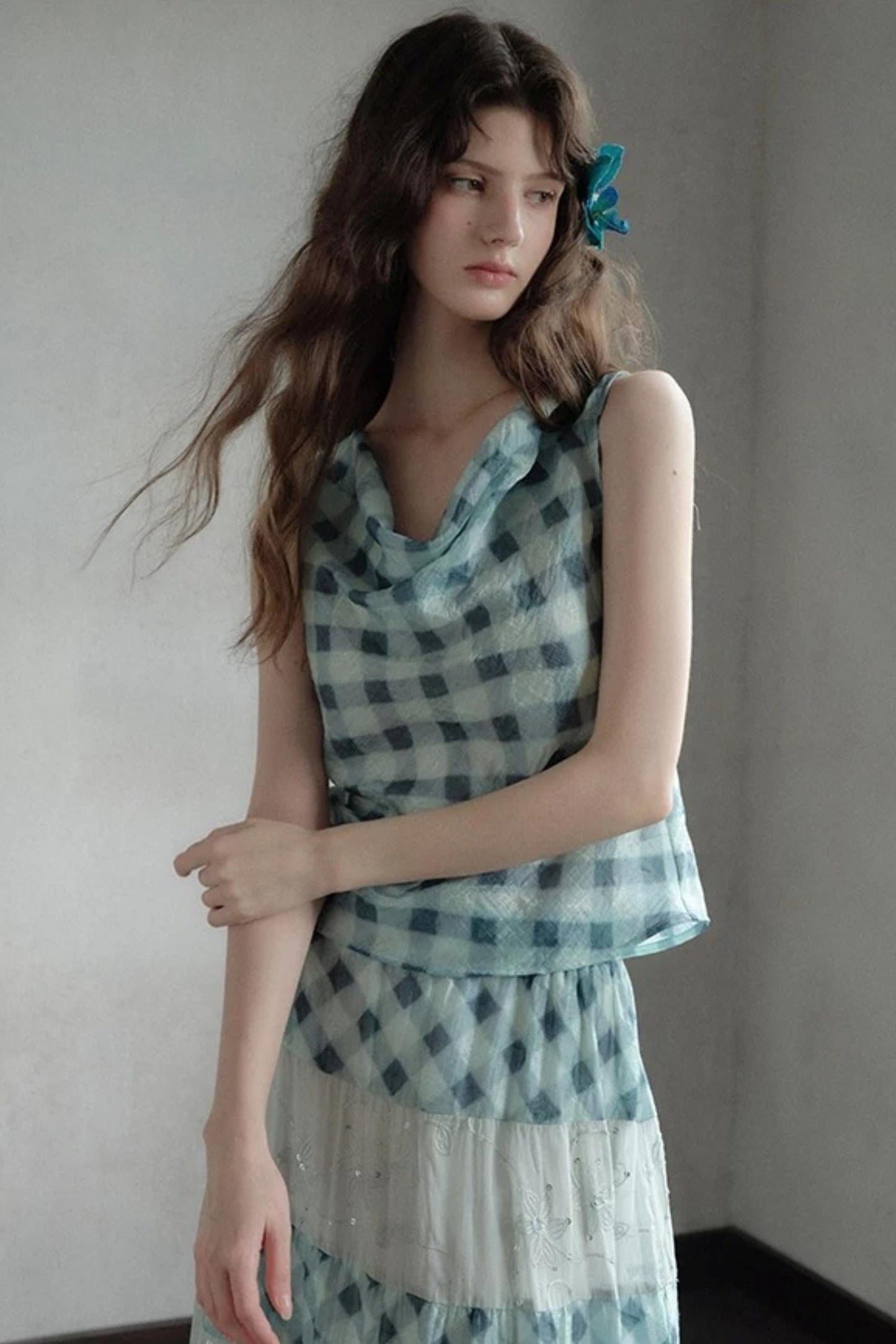 Blue Island Reversible Vest Top