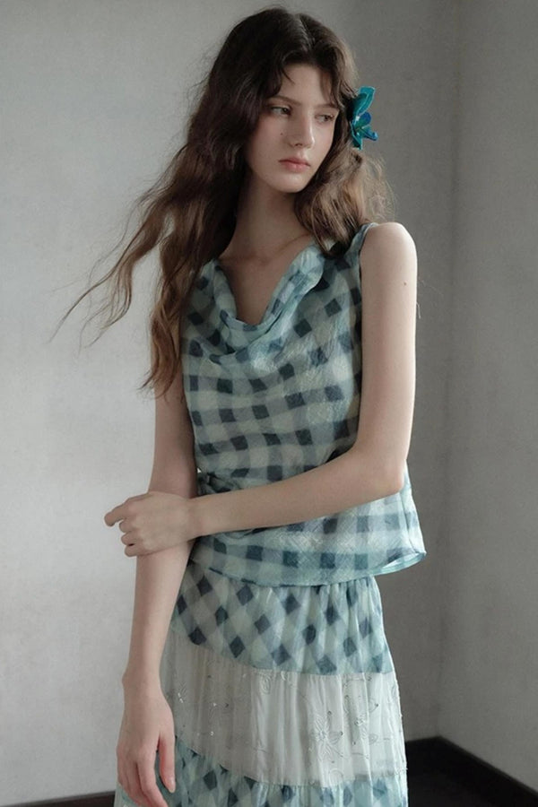 Blue Island Reversible Vest Top