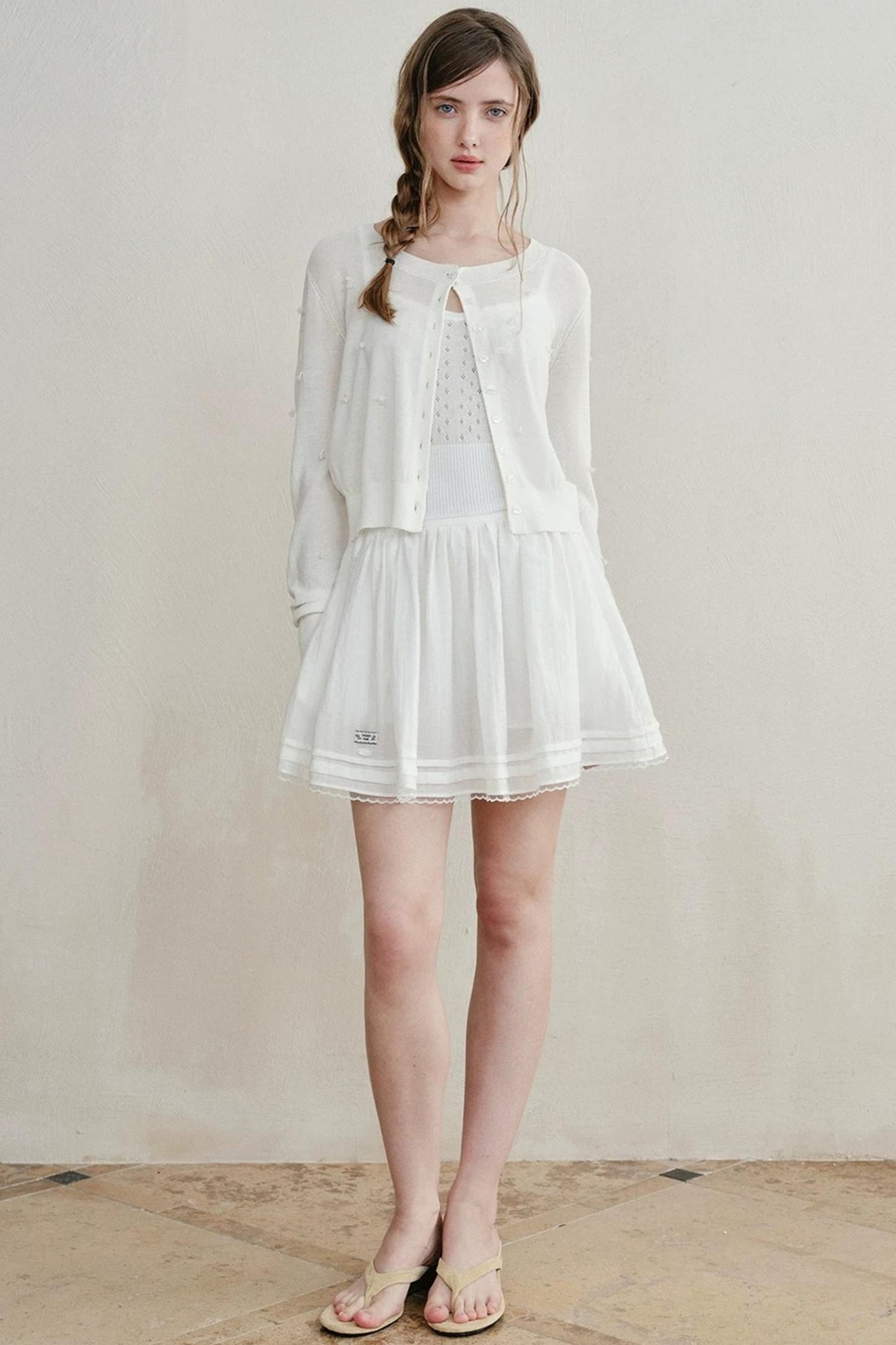 Heartbeat Beaded Knit Cardigan