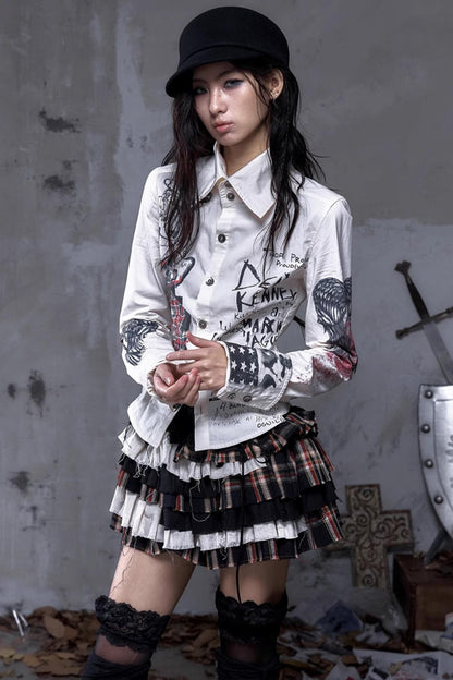 Vintage Rebel Slim Fit Long Sleeve Shirt