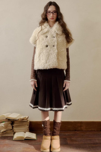 Retro Eco-Friendly Fur Jacket