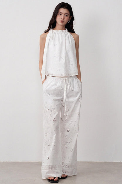 Resort Lace Straight Pants