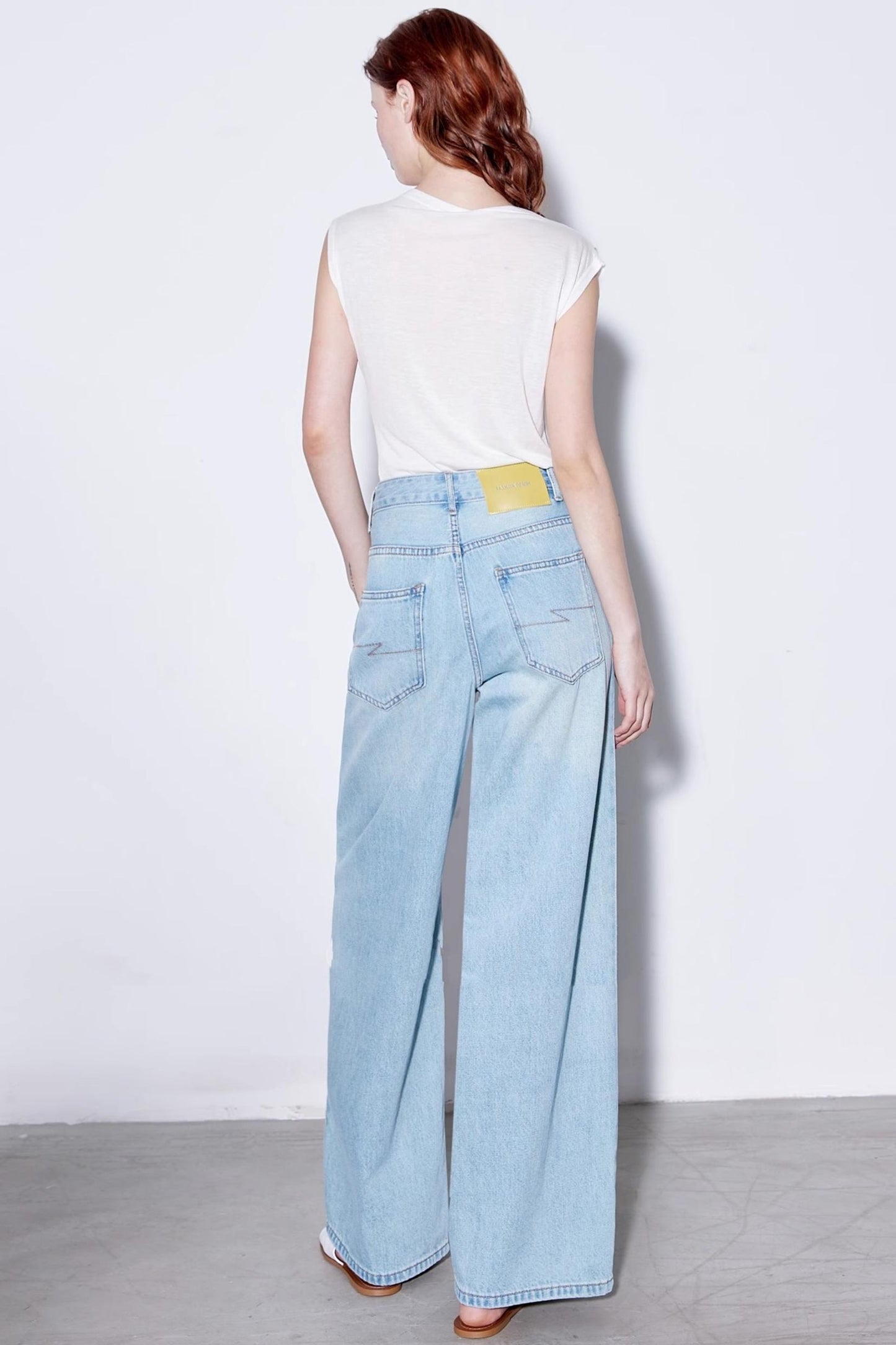Vintage Soft Cotton Long Leg Jeans